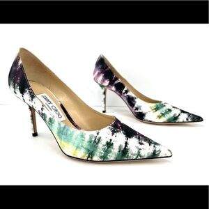 Jimmy Choo Multicolor Tie-Dye Heels